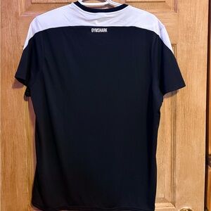 Gymshark Black and White Short Sleeve Performance Tee